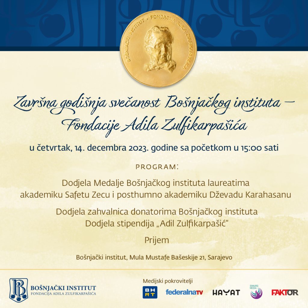 Medalja Bosnjacki institut